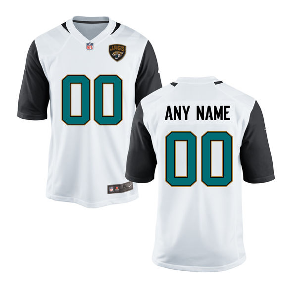 Nike Jacksonville Jaguars Customized White Stitched Youth NFL Jersey